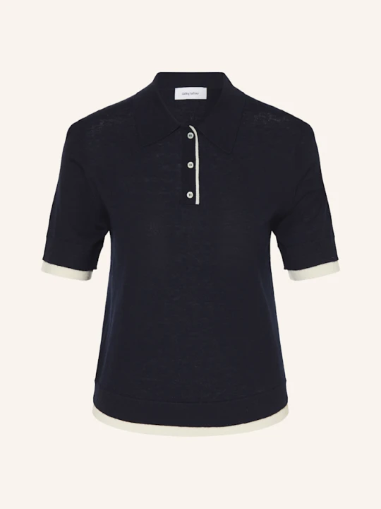 Zdjęcie produktu Darling Harbour Koszulka Polo Z Dzianiny blau NAVY