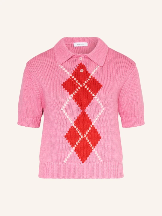 Zdjęcie produktu Darling Harbour Koszulka Polo Z Dzianiny pink