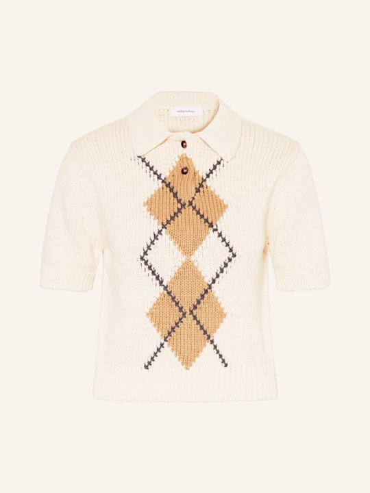 Zdjęcie produktu Darling Harbour Koszulka Polo Z Dzianiny weiss biały