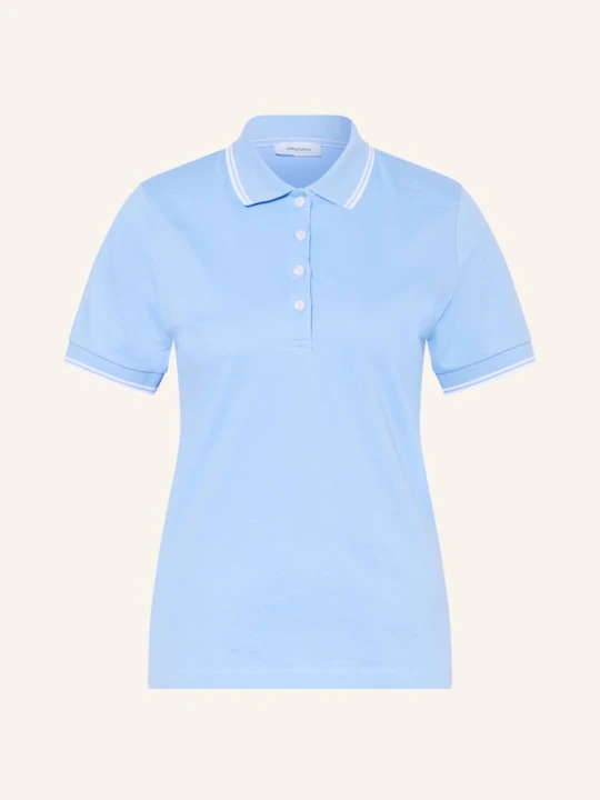 Zdjęcie produktu Darling Harbour Koszulka Polo Z Pikowanym Wzorem blau