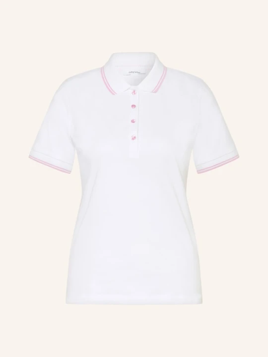 Zdjęcie produktu Darling Harbour Koszulka Polo Z Pikowanym Wzorem weiss biały