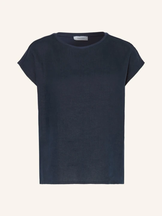 Zdjęcie produktu Darling Harbour Koszulka Z Mieszanki Materiałów Z Dodatkiem Lnu blau NAVY