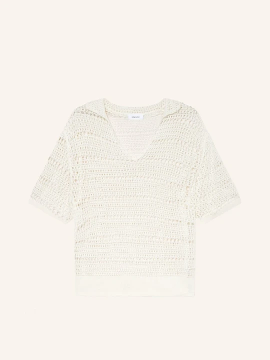 Zdjęcie produktu Darling Harbour Koszulka Z Szydełkiem weiss OFFWHITE