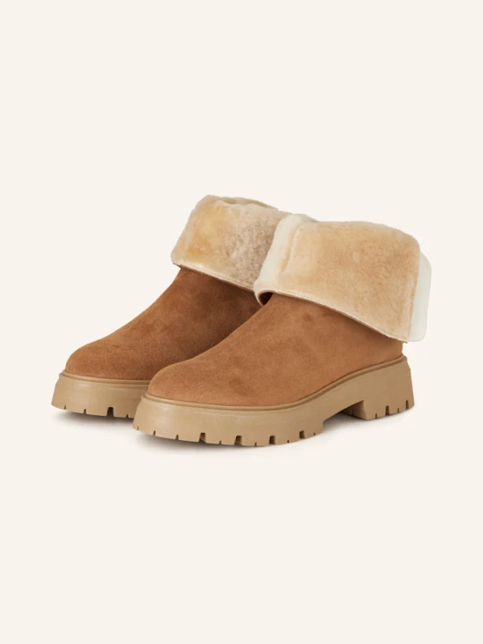 Zdjęcie produktu Darling Harbour Kozaki Na Platformie Laika beige JASNOBRĄZOWY