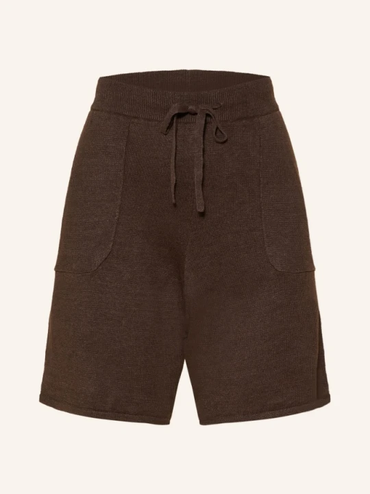 Zdjęcie produktu Darling Harbour Krótkie Spodenki Z Dzianiny Lnianej braun DARK BROWN