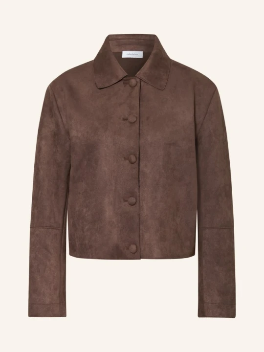 Zdjęcie produktu Darling Harbour Kurtka Dżersejowa O Wyglądzie Skóry braun DARK BROWN