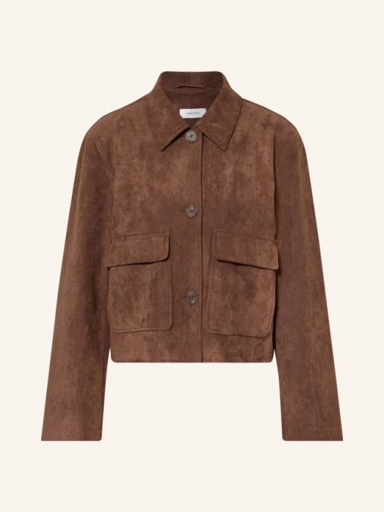 Zdjęcie produktu Darling Harbour Kurtka Dżersejowa O Wyglądzie Skóry braun DARK BROWN