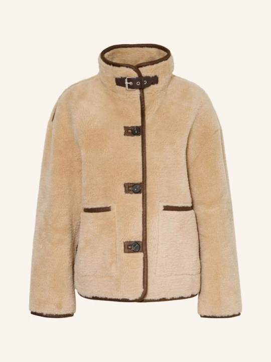 Zdjęcie produktu Darling Harbour Kurtka Z Futerkiem Typu Teddy beige