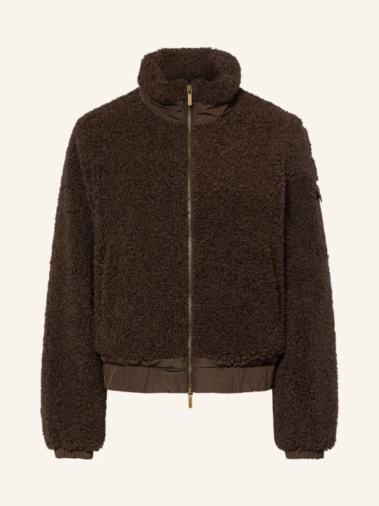 Zdjęcie produktu Darling Harbour Kurtka Z Futerkiem Typu Teddy, Wykonana Z Mieszanki Materiałów braun DARK BROWN