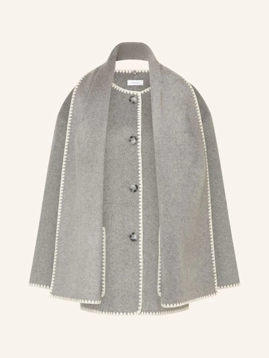 Zdjęcie produktu Darling Harbour Kurtka Z Odpinanym Szalem grau LIGHT GREY