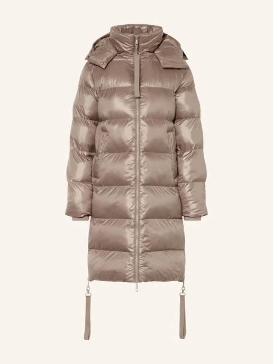 Zdjęcie produktu Darling Harbour Płaszcz Pikowany Z Odpinanym Kapturem beige