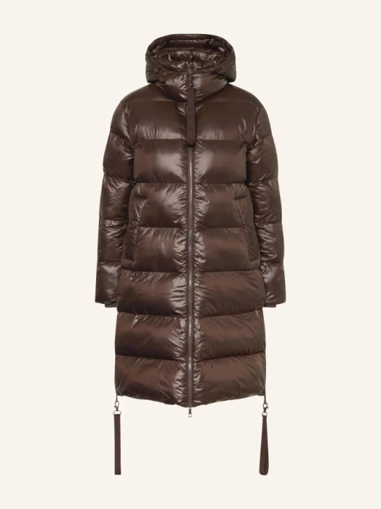 Zdjęcie produktu Darling Harbour Płaszcz Pikowany Z Odpinanym Kapturem braun DARK BROWN