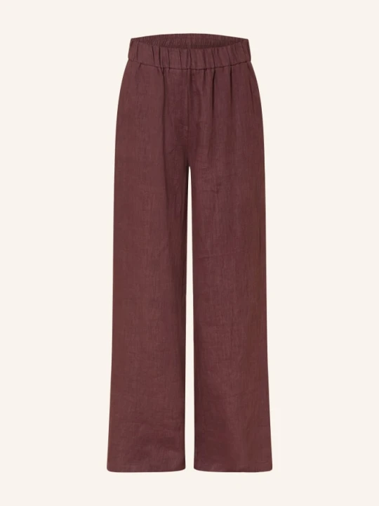 Zdjęcie produktu Darling Harbour Spodnie Lniane rot PLUM