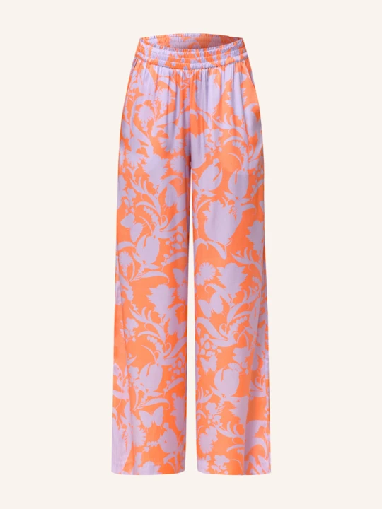 Zdjęcie produktu Darling Harbour Spodnie Marlena Z Jedwabiu orange