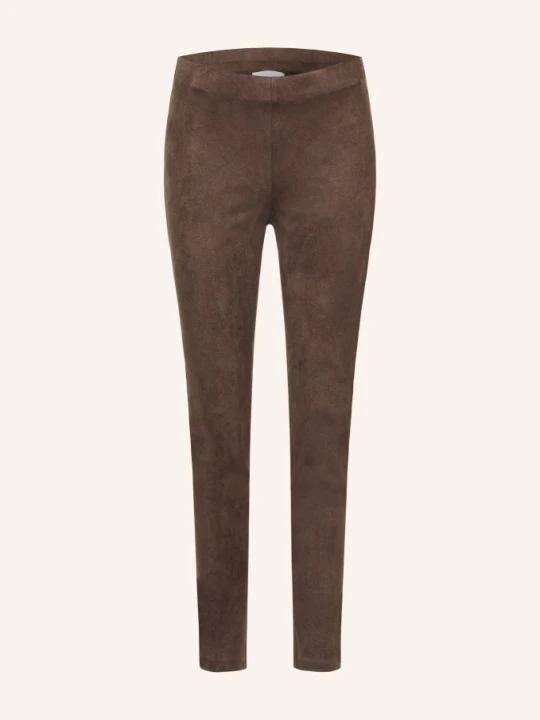Zdjęcie produktu Darling Harbour Spodnie O Wyglądzie Skóry braun DARK BROWN
