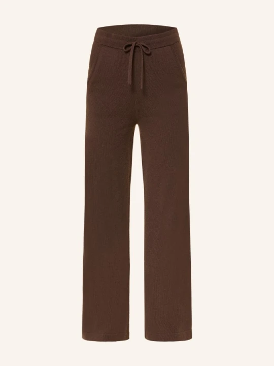 Zdjęcie produktu Darling Harbour Spodnie Z Dzianiny Z Kaszmirem braun DARK BROWN