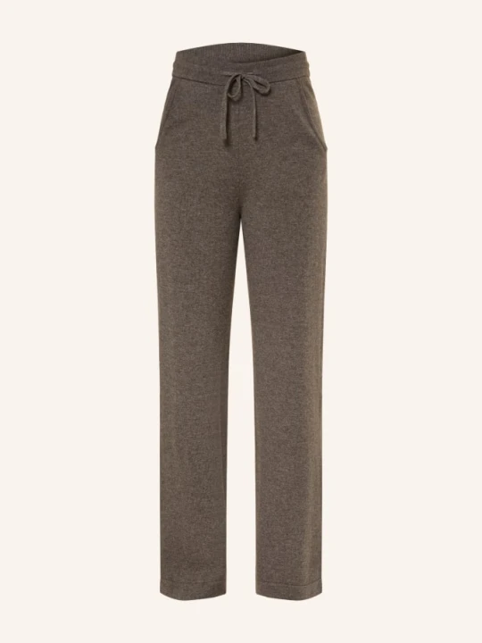 Zdjęcie produktu Darling Harbour Spodnie Z Dzianiny Z Kaszmirem braun truffle melange