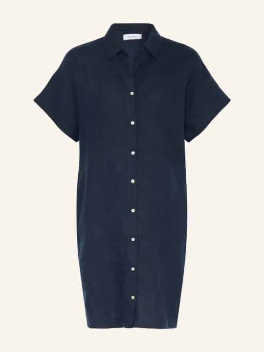 Zdjęcie produktu Darling Harbour Sukienka Koszulowa Z Mieszanki Materiałów Z Dodatkiem Lnu blau NAVY