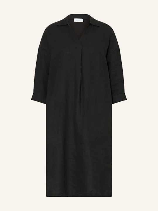 Zdjęcie produktu Darling Harbour Sukienka Z Lnu Z Rękawami 3 / 4 schwarz CZARNY