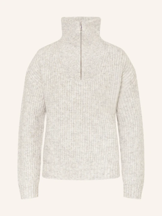 Zdjęcie produktu Darling Harbour Sweter Typu Troyer grau LIGHT GREY MELANGE
