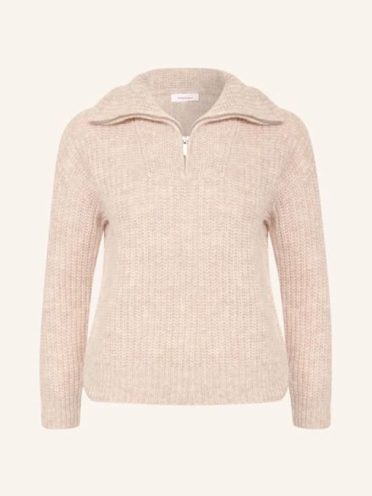 Zdjęcie produktu Darling Harbour Sweter Typu Troyer Z Alpaki beige