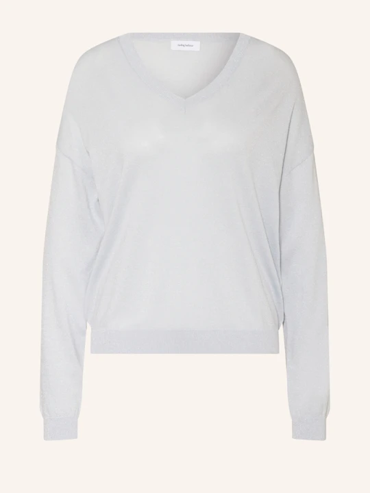 Zdjęcie produktu Darling Harbour Sweter Z Błyszczącą Przędzą blau