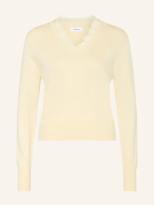 Zdjęcie produktu Darling Harbour Sweter Z Koronką gelb butter yellow
