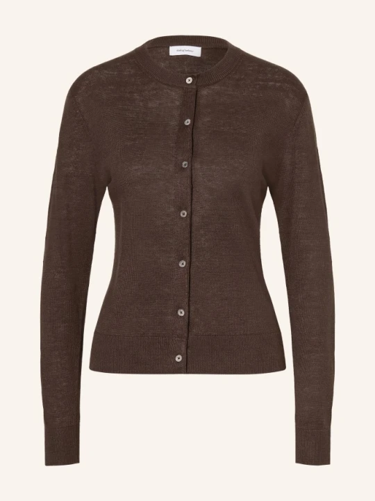Zdjęcie produktu Darling Harbour Sweter Z Lnu braun DARK BROWN