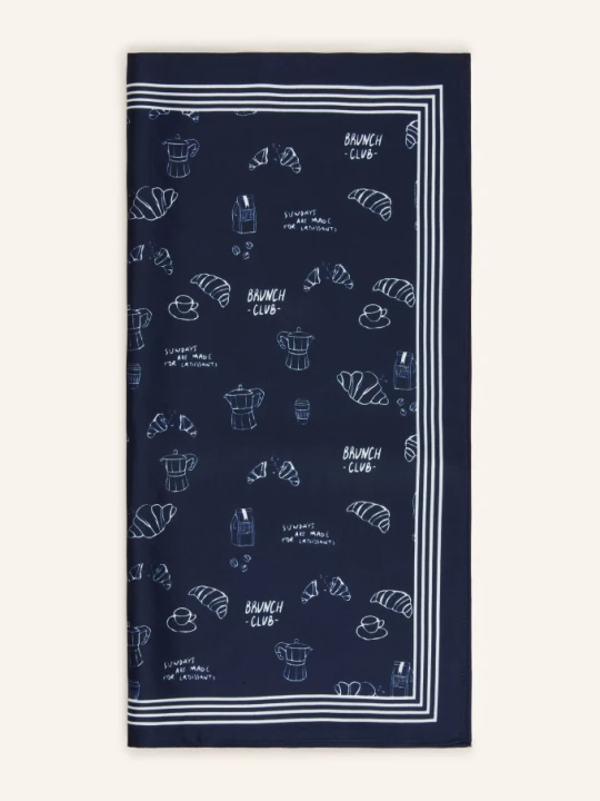 Zdjęcie produktu Darling Harbour Szalik Jedwabny blau NAVY