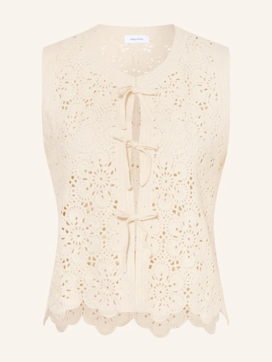 Zdjęcie produktu Darling Harbour Szydełkowa Kamizelka beige