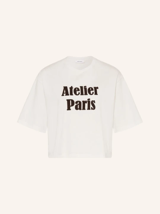 Zdjęcie produktu Darling Harbour T-Shirt Z Obszyciem Ozdobnymi Kamykami weiss biały