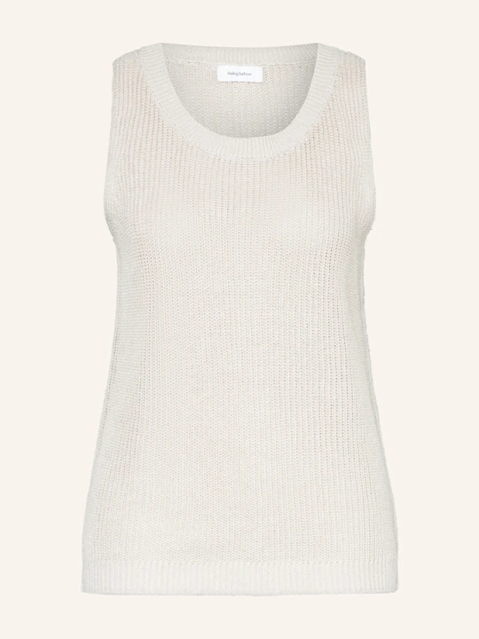 Zdjęcie produktu Darling Harbour Top Z Dzianiny Z Lnu beige