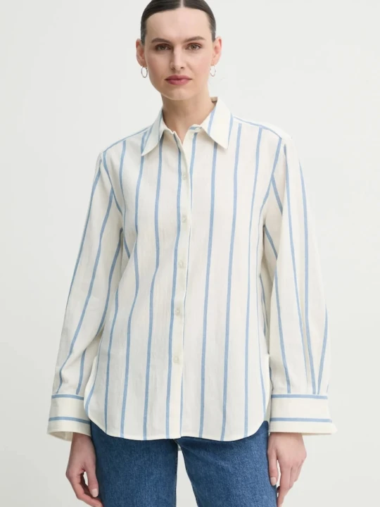 Zdjęcie produktu Day Birger et Mikkelsen koszula bawełniana Romy beżowy