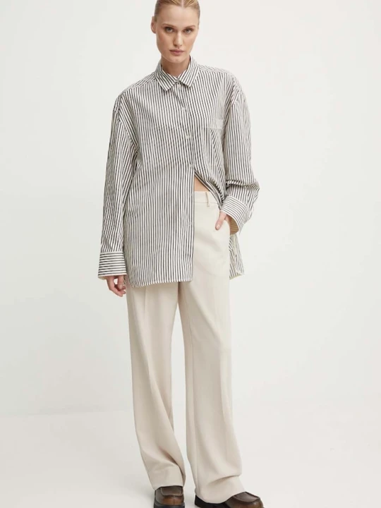 Zdjęcie produktu Day Birger et Mikkelsen koszula Tan - Daily Classic Stripe RD