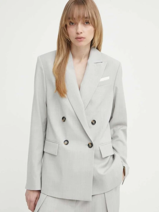 Zdjęcie produktu Day Birger et Mikkelsen marynarka z domieszką wełny szary