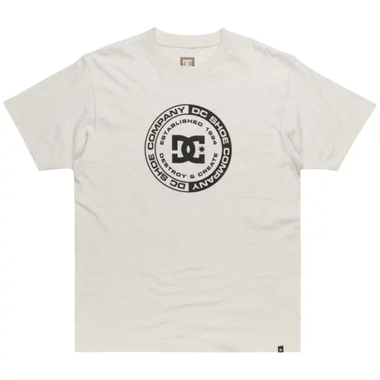 Zdjęcie produktu DC Corpo SS Tee ADYZT05396-SCVW, Męskie, Szare, t-shirty, bawełna, rozmiar: S