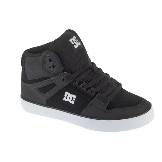 Zdjęcie produktu DC Pure High-Top Wc ADYS400043-BLW, Męskie, Czarne, buty sneakers, nubuk, rozmiar: 40, 5