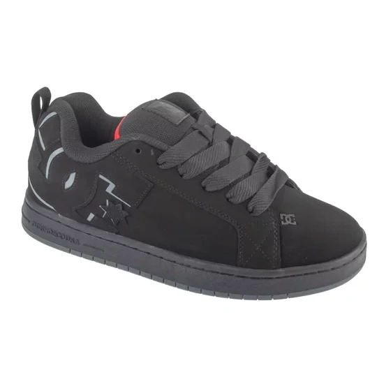 Zdjęcie produktu DC Shoes Court Graffik DC300529-BLR, Męskie, Czarne, buty sneakers, nubuk, rozmiar: 44