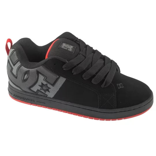 Zdjęcie produktu DC Shoes Court Graffik SQ ADYS100442-BYR, Męskie, Czarne, buty sneakers, skóra, rozmiar: 42, 5