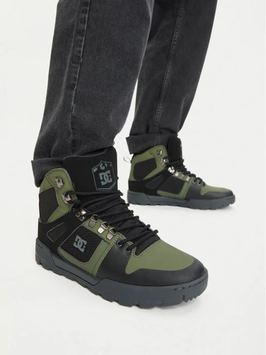 Zdjęcie produktu DC Shoes Sneakersy EO-PURE HIGH TOP WR BOOT DC01803003 Zielony ciemny