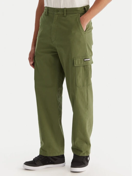 Zdjęcie produktu DC Shoes Spodnie cargo Worker Baggy Chino Cargo EDYNP03170 Zielony Relaxed Fit