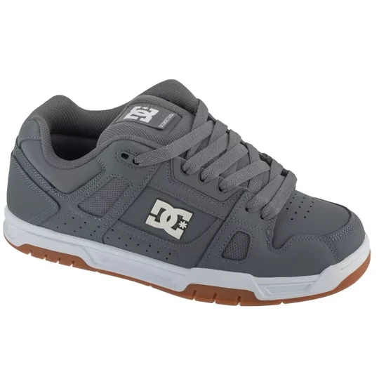 Zdjęcie produktu DC Shoes Stag DC320188-2GG, Męskie, Szare, buty sneakers, skóra licowa, rozmiar: 43