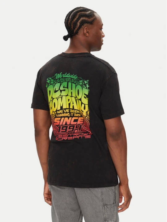 Zdjęcie produktu DC Shoes T-Shirt ADYZT05450 Czarny Heritage Fit