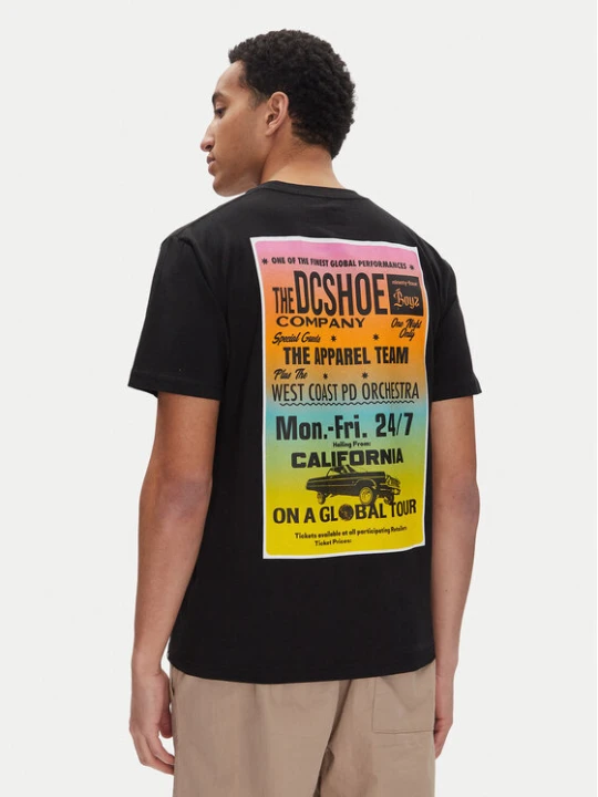 Zdjęcie produktu DC Shoes T-Shirt ADYZT05455 Czarny Heritage Fit