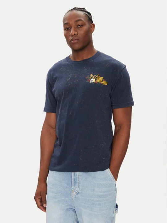 Zdjęcie produktu DC Shoes T-Shirt ADYZT05460 Granatowy Heritage Fit