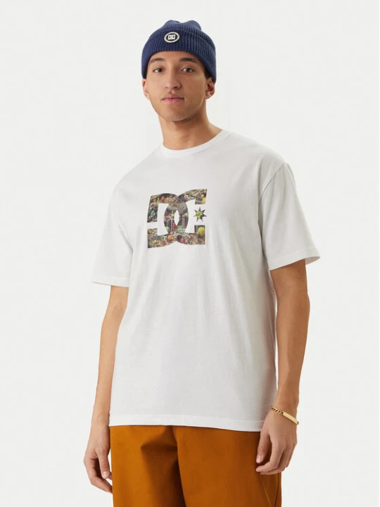 Zdjęcie produktu DC Shoes T-Shirt Star Filled EDYZT04348 Biały Regular Fit