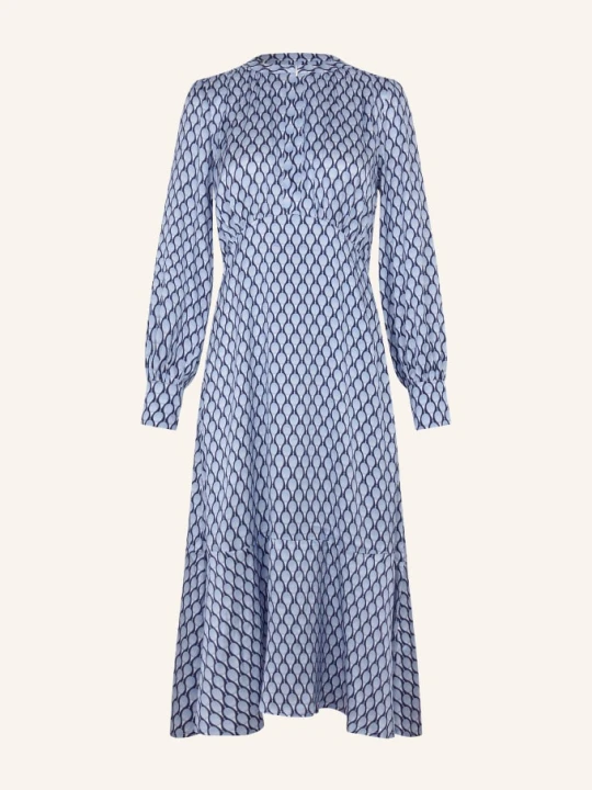 Zdjęcie produktu Dea Kudibal Jedwabna Sukienka Z Falbanami blau