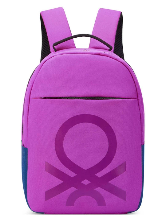 Zdjęcie produktu Delsey x Benetton Plecak "Fabrica" w kolorze różowym - 30 x 44 x 14 cm rozmiar: onesize