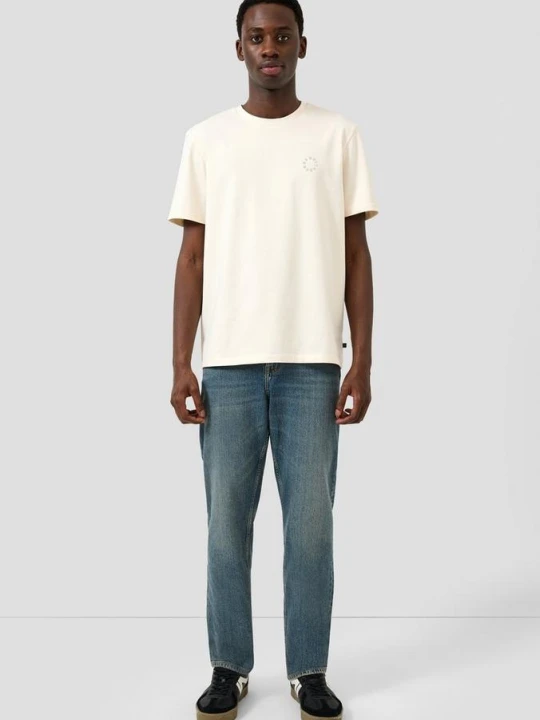 Zdjęcie produktu Denim Devon / luźny krój / średni stan / zwężane nogawki QS niebieski