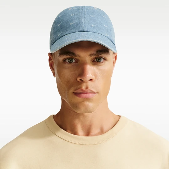 Zdjęcie produktu Denimowa czapka o nieusztywnianej konstrukcji Nike Club - Niebieski